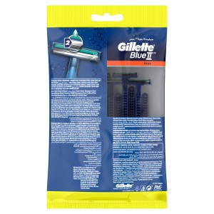 Gillette Blue II Plus Maszynki jednorazowe dla mężczyzn 14 sztuk