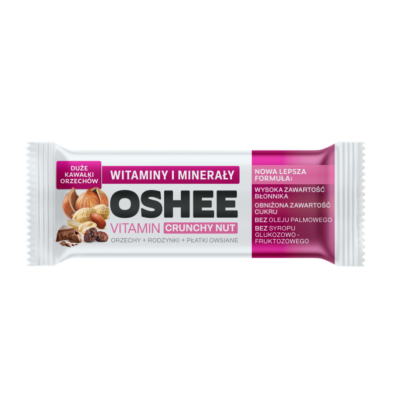 Oshee Vitamin Musli Bar Rodzynki Orzechy 40 g