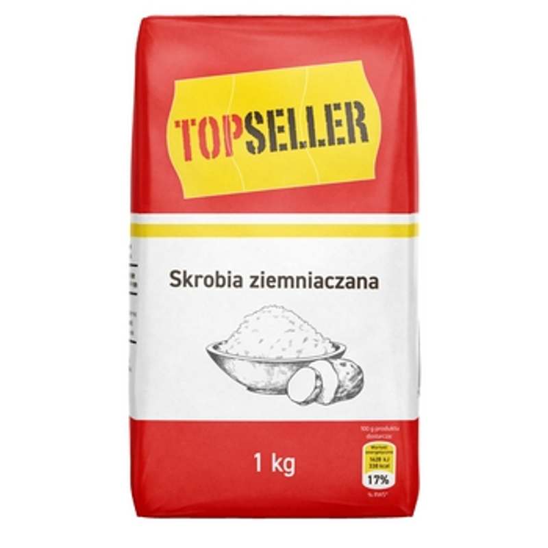 TOPSELLER Skrobia Ziemniaczana 1kg
