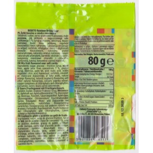 BEBETO RAINBOWS BRICKS SOUR 80g