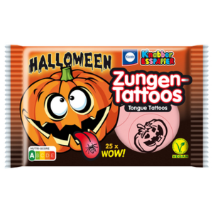 ZT HALLOWEEN 11g - chrupiący opłatek z tatuażem na język. Zawiera substancję słodzącą.