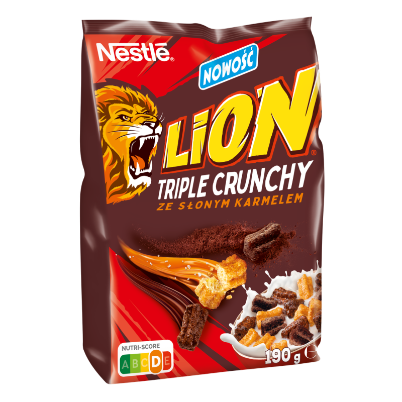 Nestle Lion Triple Crunchy 190g