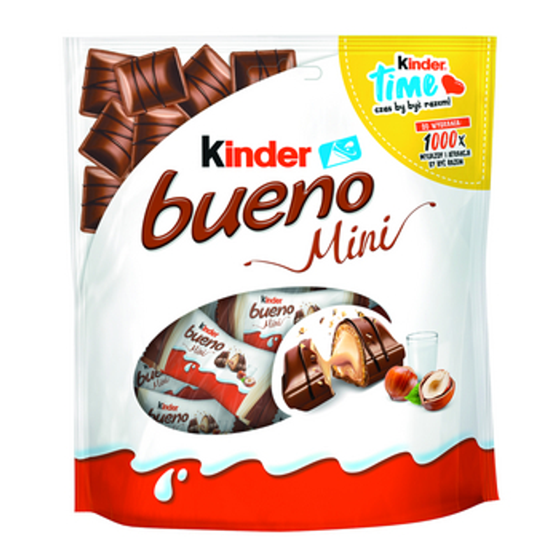 KINDER BUENO MINI BAG, wafelki z nadzieniem 108g