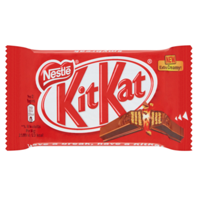 KIT KAT 4 Finger Paluszki waflowe w mlecznej czekoladzie 41,5 g