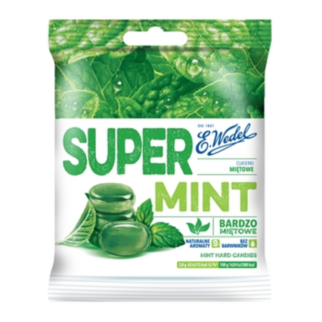 E. Wedel Cukierki Landrynki Supermint 90g
