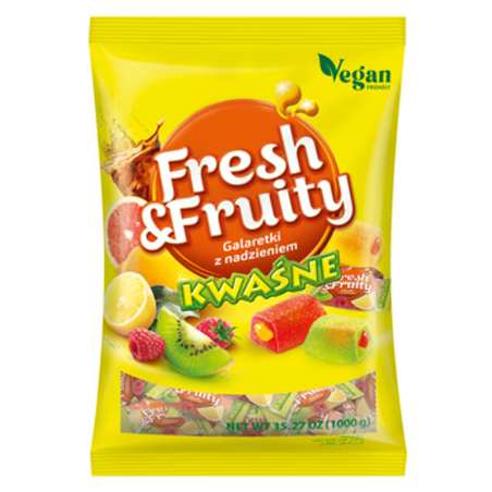 Wawel galaretki Fresh & Fruity Kwaśne 1kg
