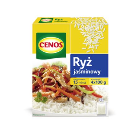 Ryż Jaśminowy 4 x 100 g Cenos