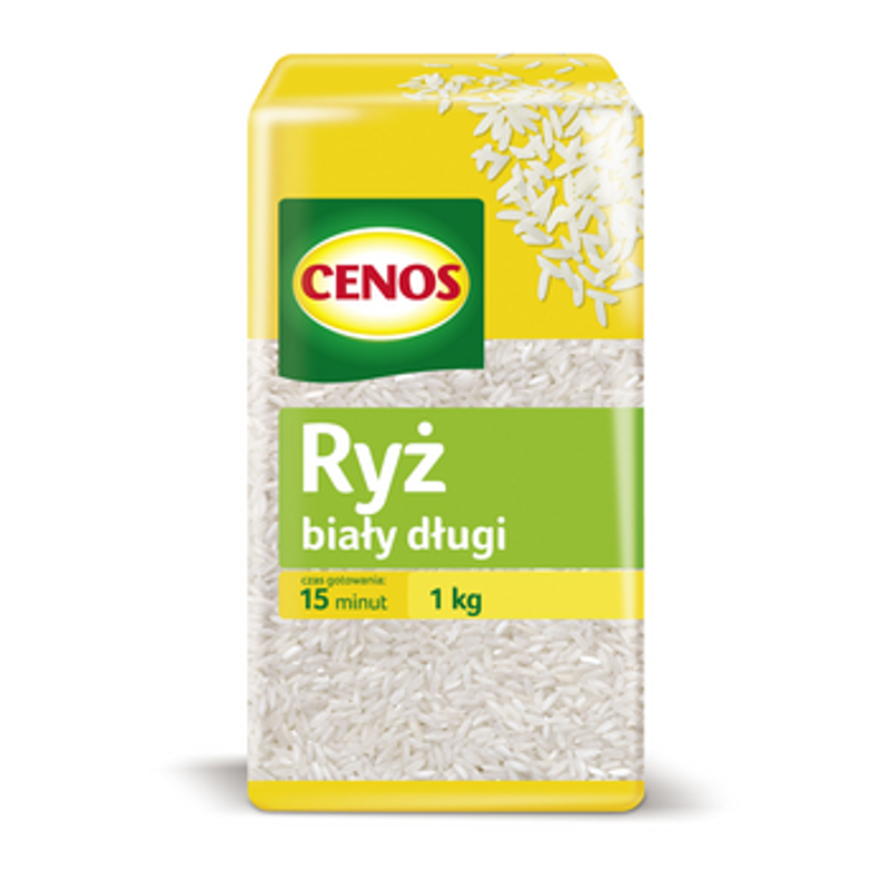 Ryż biały długi 1 kg Cenos