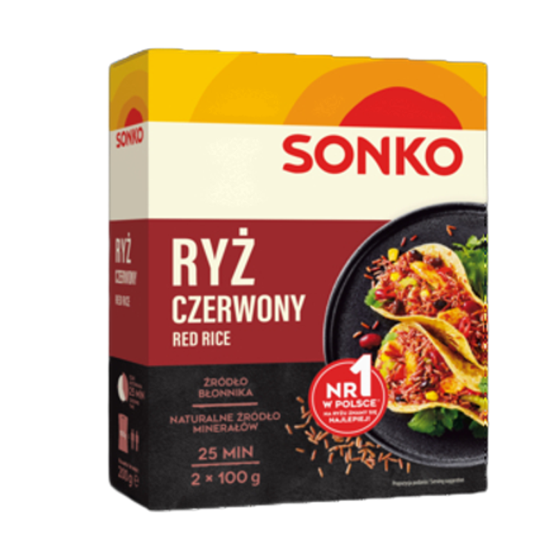 Sonko. Ryż czerwony 2x100 g.