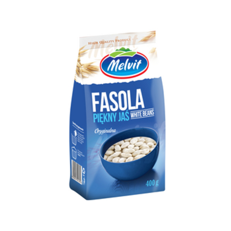 Melvit Fasola Piękny Jaś 400g