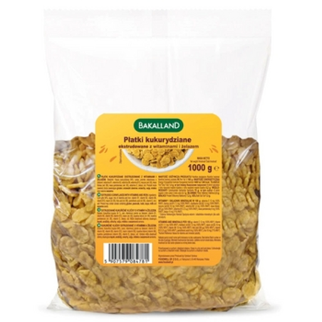 Płatki kukurydziane 1 kg Bakalland