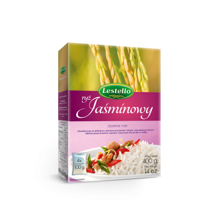 Lestello Ryż jaśminowy 4x100 g