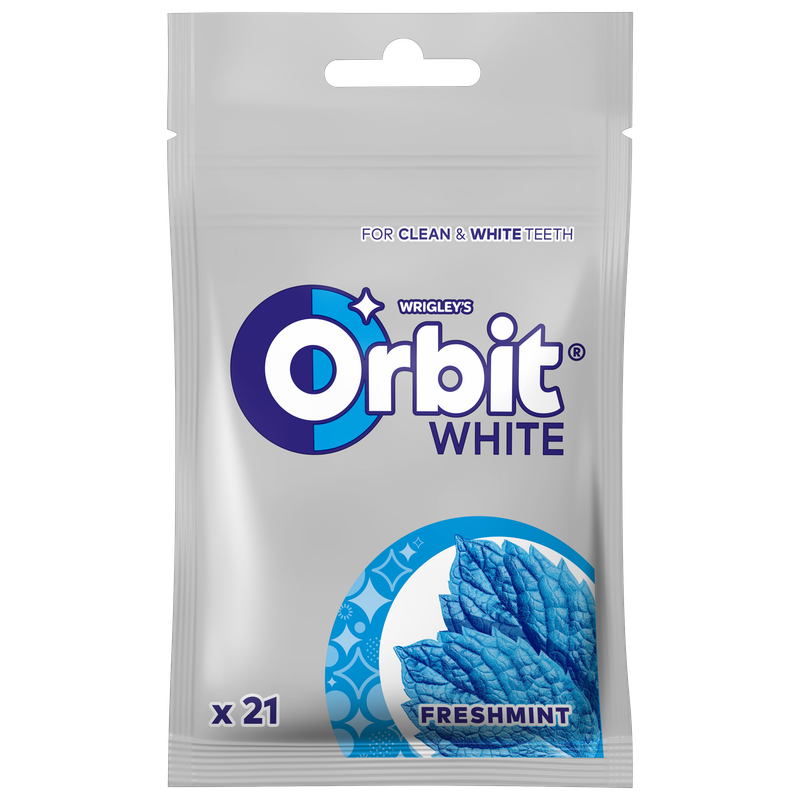 Orbit White Freshmint Guma do żucia bez cukru 29 g (21 drażetek)