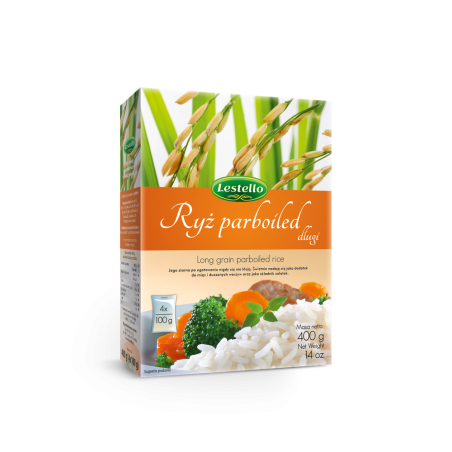 Lestello Ryż parboiled długi 4x100 g
