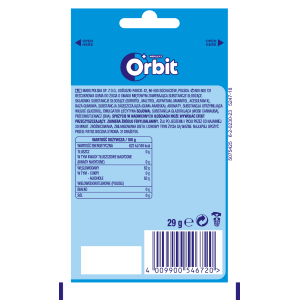 Orbit Peppermint Guma do żucia bez cukru 29 g (21 drażetek)