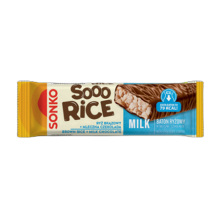 Baton Ryżowy w Mlecznej Czekoladzie Przekąska - Sonko Sooo Rice Milk 16g
