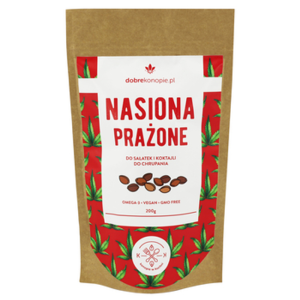 Nasiona konopne prażone 200 g Dobre konopie.pl