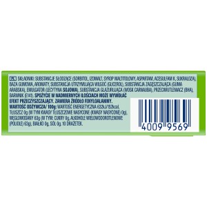 Airwaves Lime and Ginger Guma do żucia bez cukru 14g (10 drażetek)