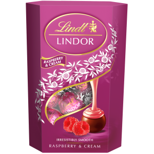 Lindor Raspberry & Cream Cornet 200g
