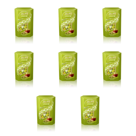 Lindt LINDOR Pistachio Cornet 200g X8