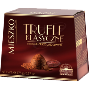Trufle klasyczne o smaku czekoladowym 175g Mieszko