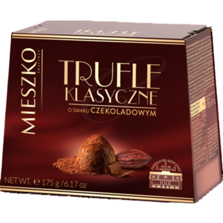 Trufle klasyczne o smaku czekoladowym 175g Mieszko
