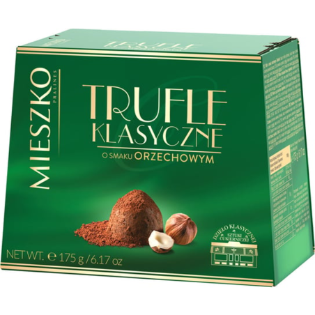 Trufle Klasyczne o smaku orzechowym 175g Mieszko