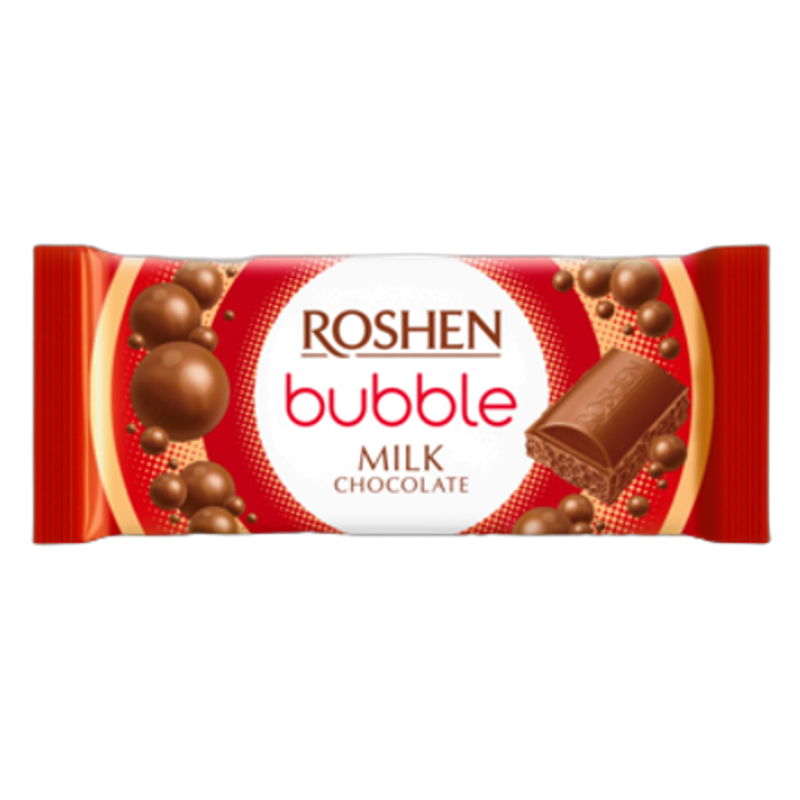 Roshen Czekolada Bąbelkowa mleczna 80 g