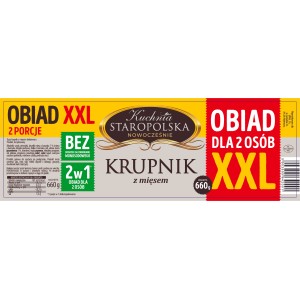 Kuchnia Staropolska Krupnik z mięsem 660g