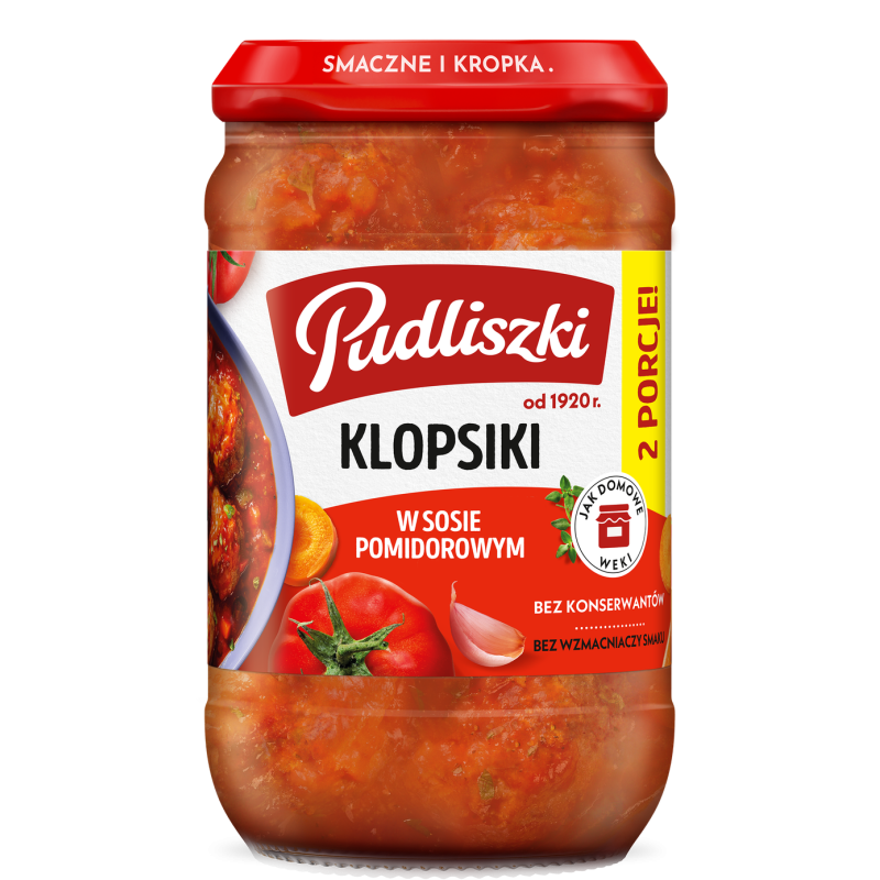 Pudliszki Klopsiki w sosie pomidorowym 590g