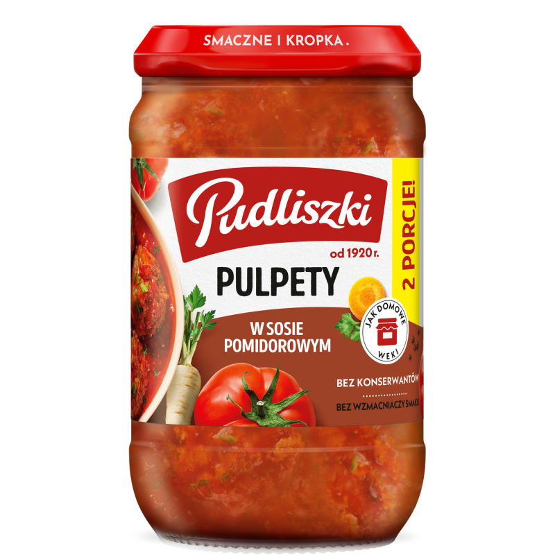 Pudliszki Pulpety w sosie pomidorowym 590g