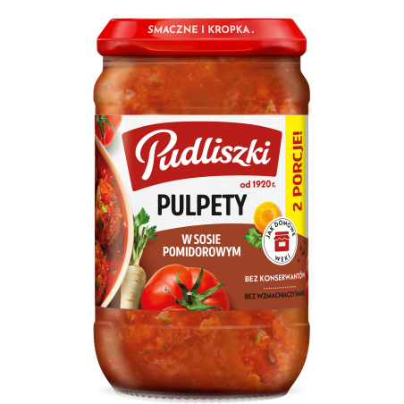 Pudliszki Pulpety w sosie pomidorowym 590g