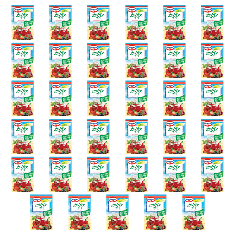 Dr. Oetker Żelfix 2:1 Uniwersalny Żelujący do Dżemu Konfitur 40g X35