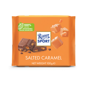 Ritter Sport czekolada mleczna z kawałkami solonego karmelu 100g