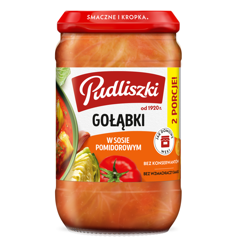 Pudliszki Gołąbki w sosie pomidorowym 590g