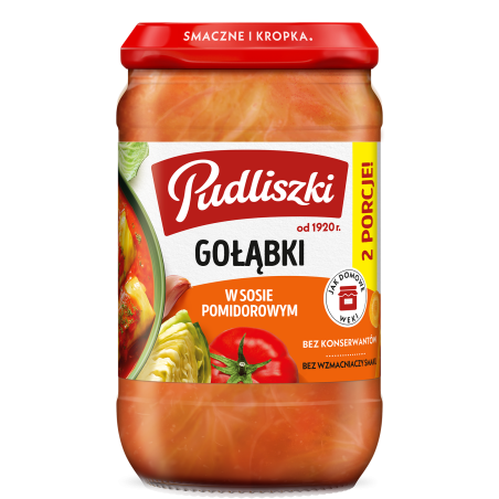Pudliszki Gołąbki w sosie pomidorowym 590g