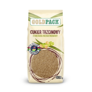 GoldPack Cukier trzcinowy 1kg X10