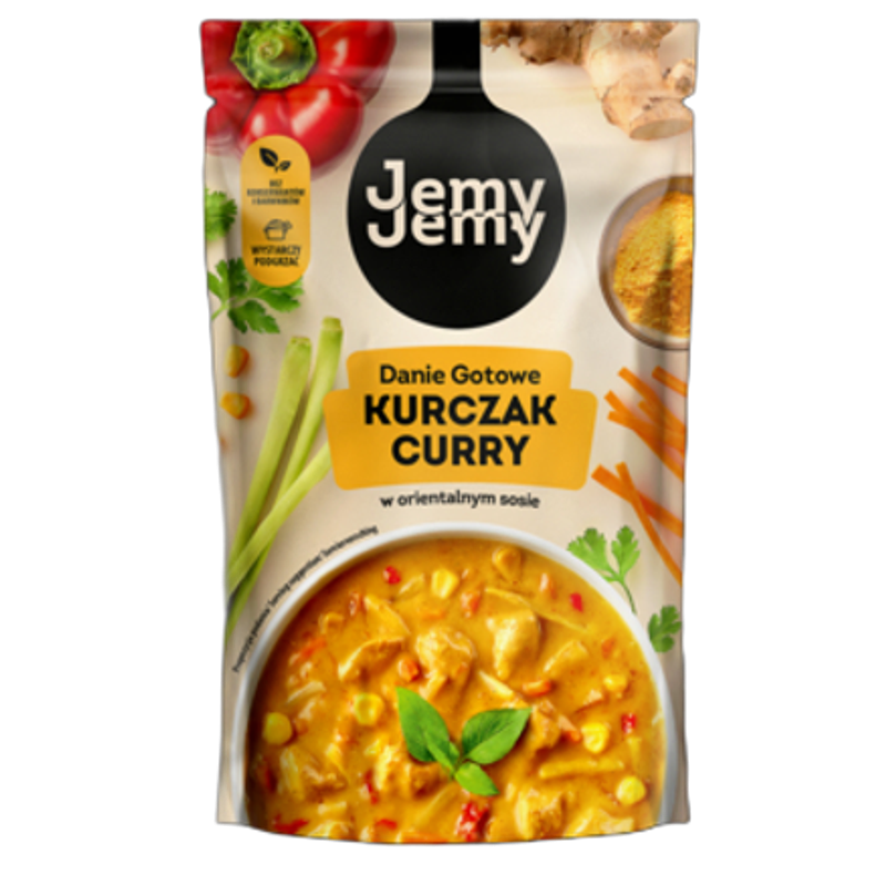 JemyJemy Danie gotowe Kurczak curry w orientalnym sosie 360g