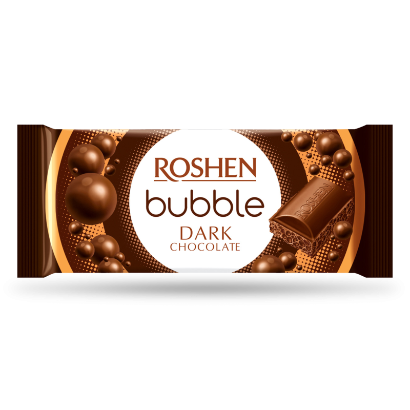 Czekolada Bąbelkowa Roshen extra gorzka 80 g