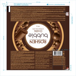 Czekolada Bąbelkowa Roshen extra gorzka 80 g