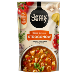 JemyJemy Danie gotowe Strogonow z mięsem wieprzowym i warzywami 360g