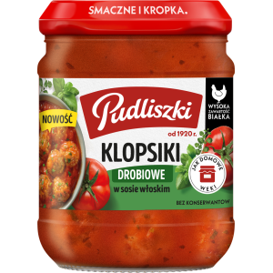 Pudliszki Klopsiki drobiowe w sosie włoskim Pudliszki 440g