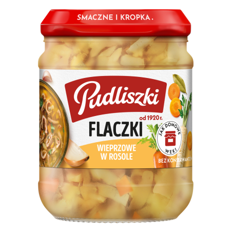 Pudliszki Flaczki wieprzowe w rosole 450g