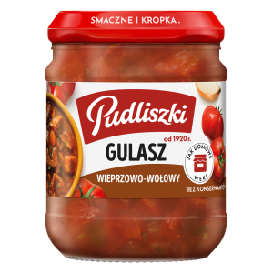 Pudliszki Gulasz wieprzowo-wołowy 460g