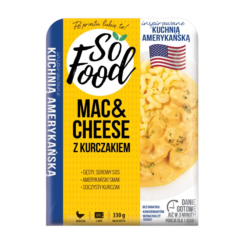 So Food Mac&Cheese z kurczakiem 330g
