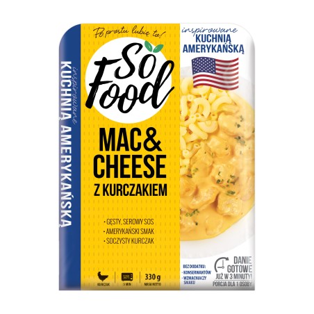 So Food Mac&Cheese z kurczakiem 330g
