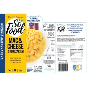 So Food Mac&Cheese z kurczakiem 330g