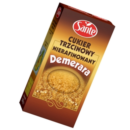 Cukier trzcinowy nierafinowany 500g Sante