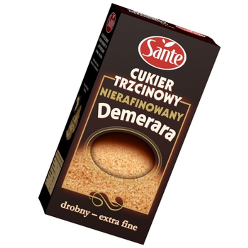 Cukier trzcinowy drobny 500g Sante