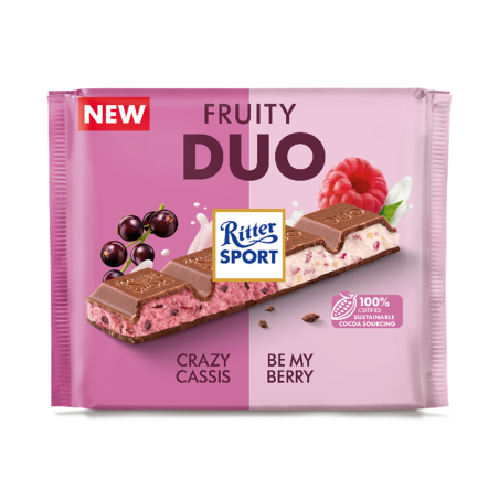 Ritter Sport Czekolada DUO Fruity 218g
